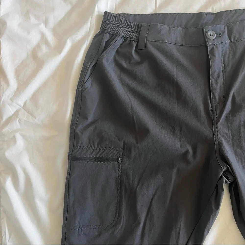 Willit Men's NWT Cargo Hiking Shorts UPF 50+ Sun Protection Gray Gorpcore Sz XL